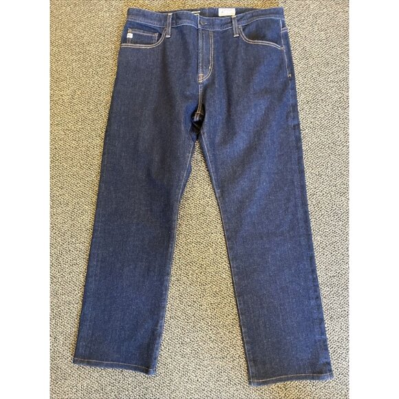 AG Adriano Goldschmied Jeans 38x30 Men Dark Blue Denim The Graduate Tailored Leg - Picture 1 of 7